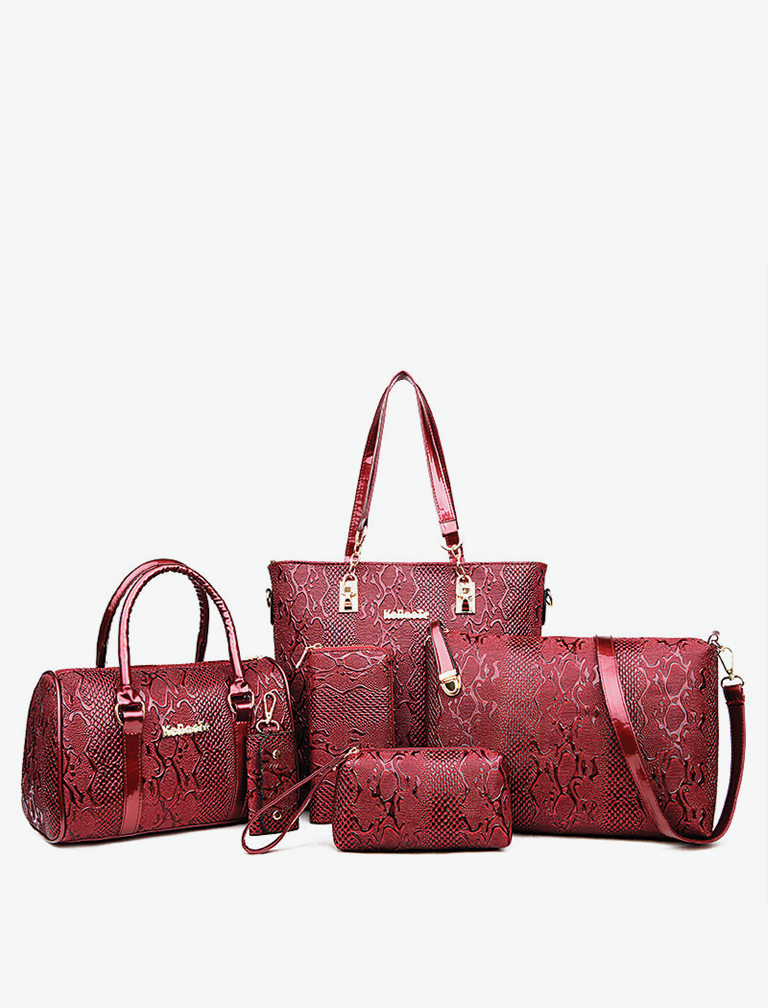 Serpentine Pattern Bag Set Serpentine Pattern Bag Set