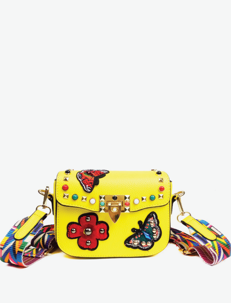 Butterfly Embroidery Mini Bag Butterfly Embroidery Mini Bag