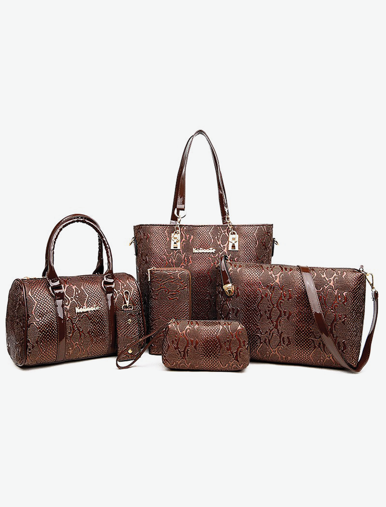Serpentine Pattern Bag Set Serpentine Pattern Bag Set