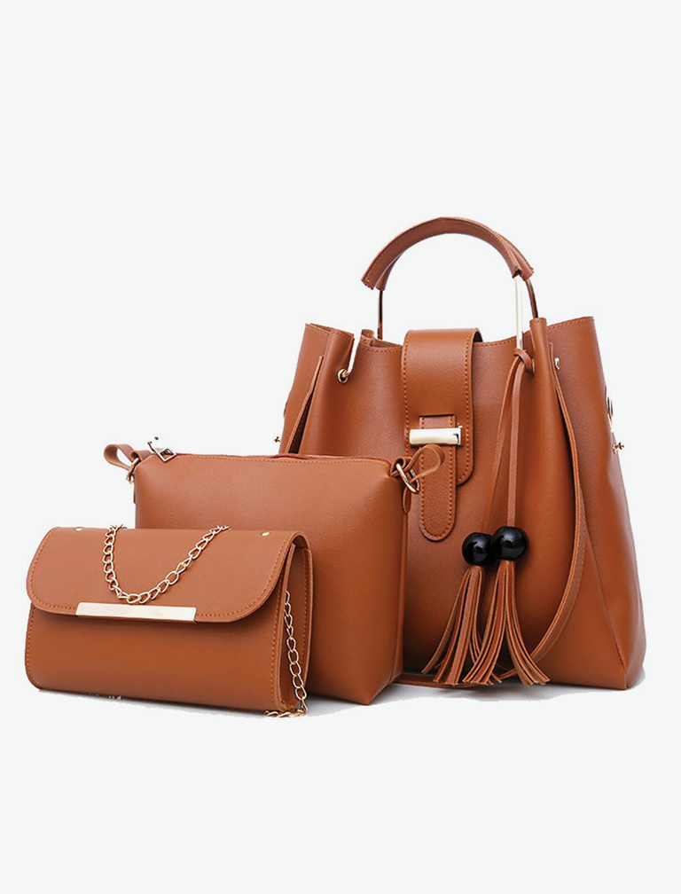 Tassel Metal Handle Bag & Purse Tassel Metal Handle Bag & Purse