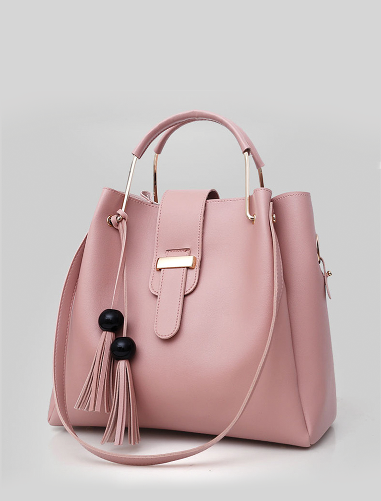 Tassel Metal Handle Bag & Purse Tassel Metal Handle Bag & Purse