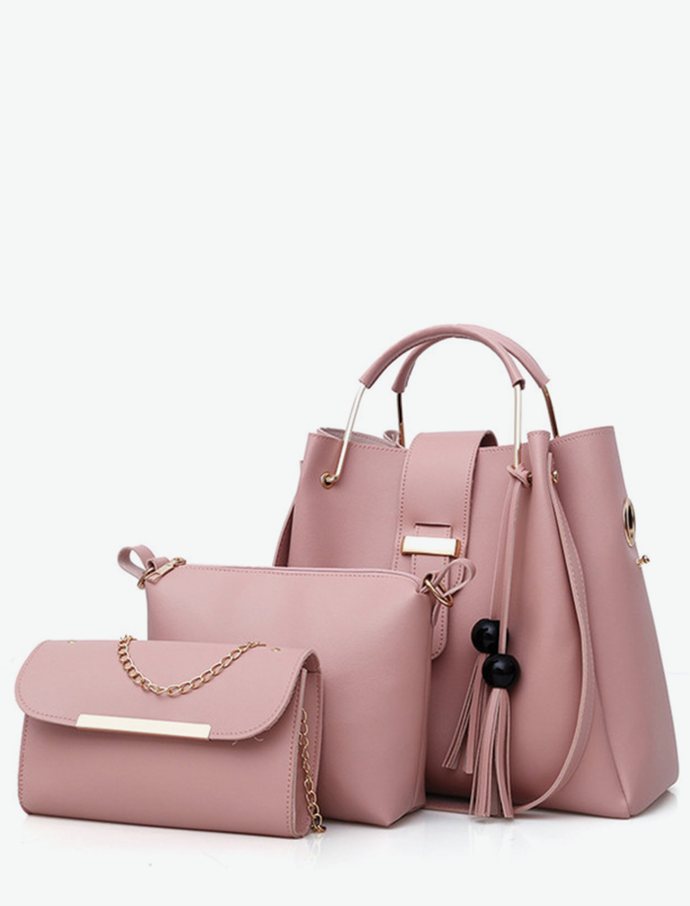 Tassel Metal Handle Bag & Purse Tassel Metal Handle Bag & Purse