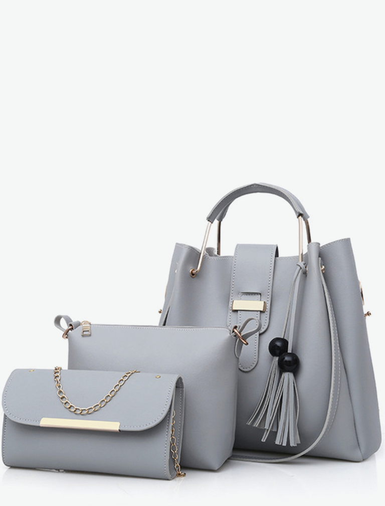 Tassel Metal Handle Bag & Purse Tassel Metal Handle Bag & Purse