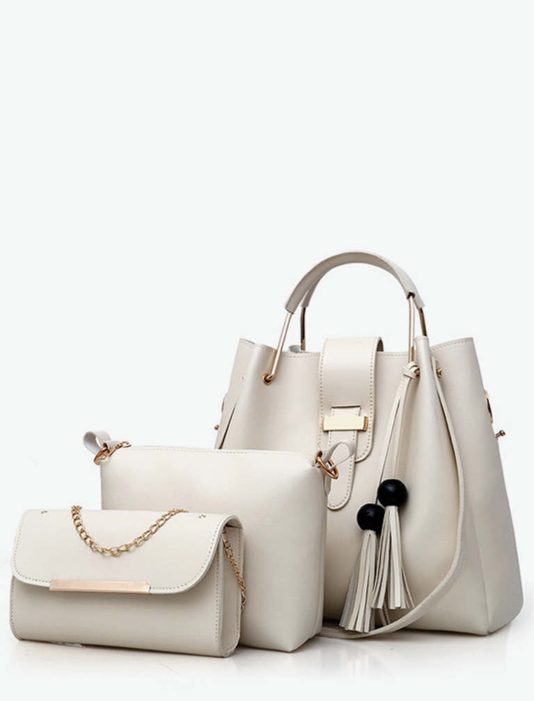 Tassel Metal Handle Bag & Purse Tassel Metal Handle Bag & Purse