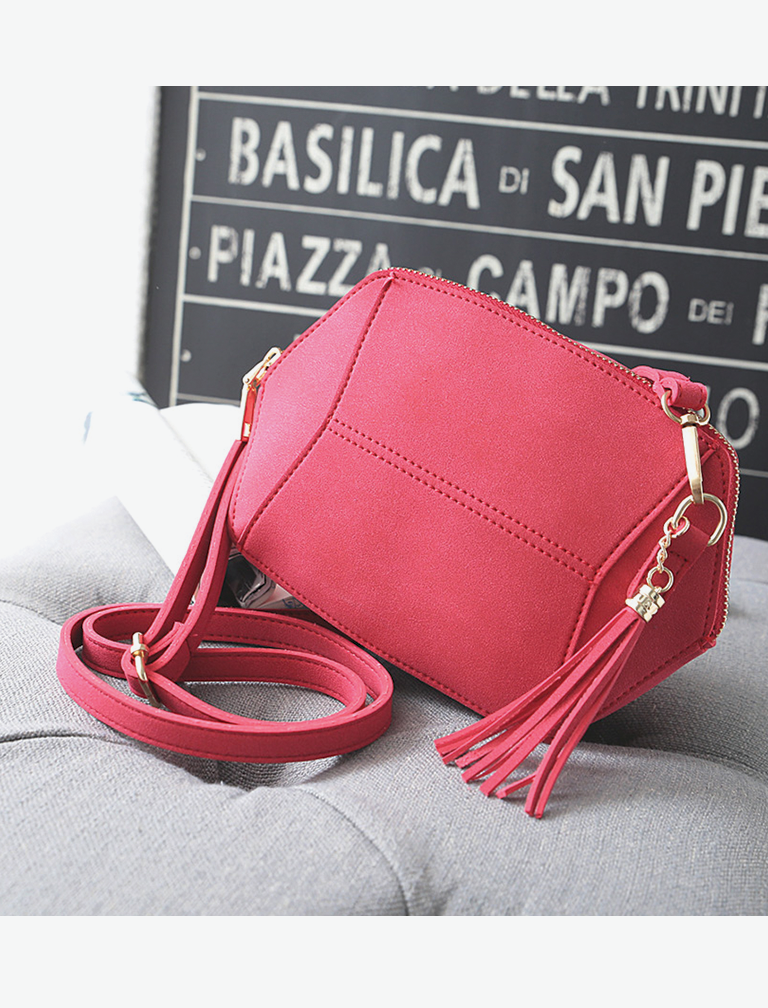 Tassel Solid Color Shell bag Tassel Solid Color Shell bag