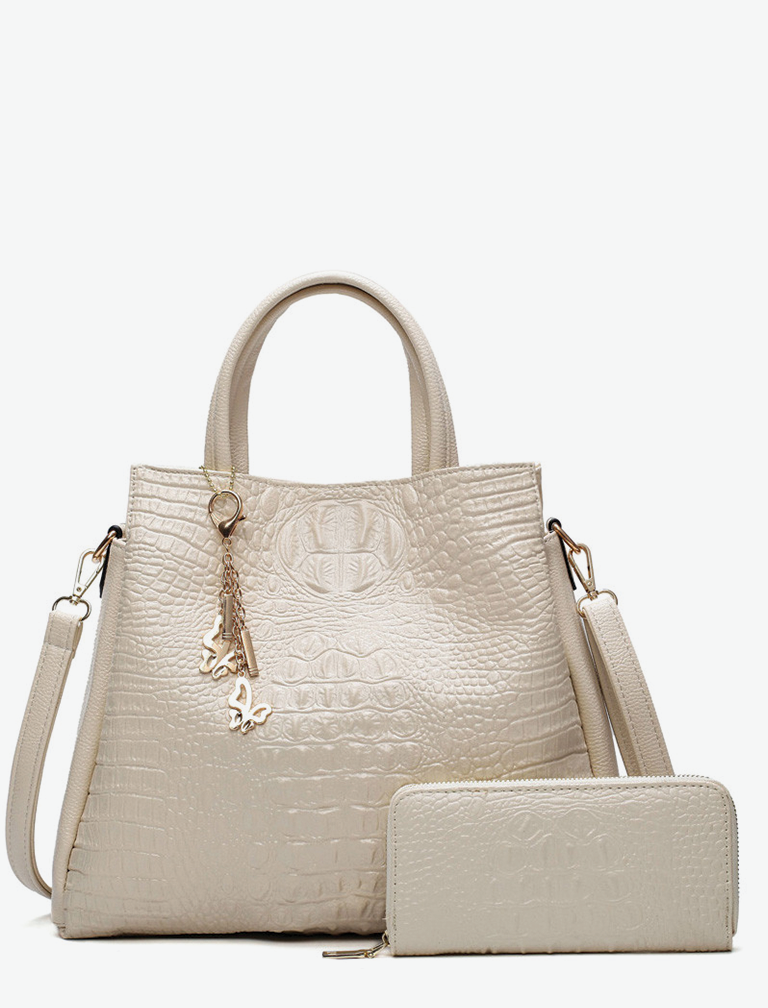 Leather Tote Back + Purse Leather Tote Back + Purse