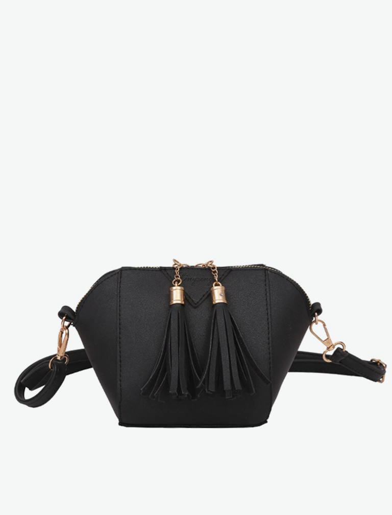 Solid Mini Saddle Evening Purse Solid Mini Saddle Evening Purse