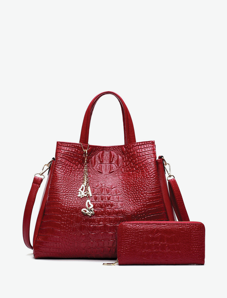 Leather Tote Back + Purse Leather Tote Back + Purse