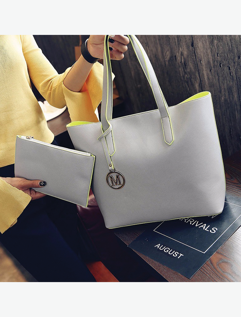 Sequined Letter M Tote Bag Sequined Letter M Tote Bag