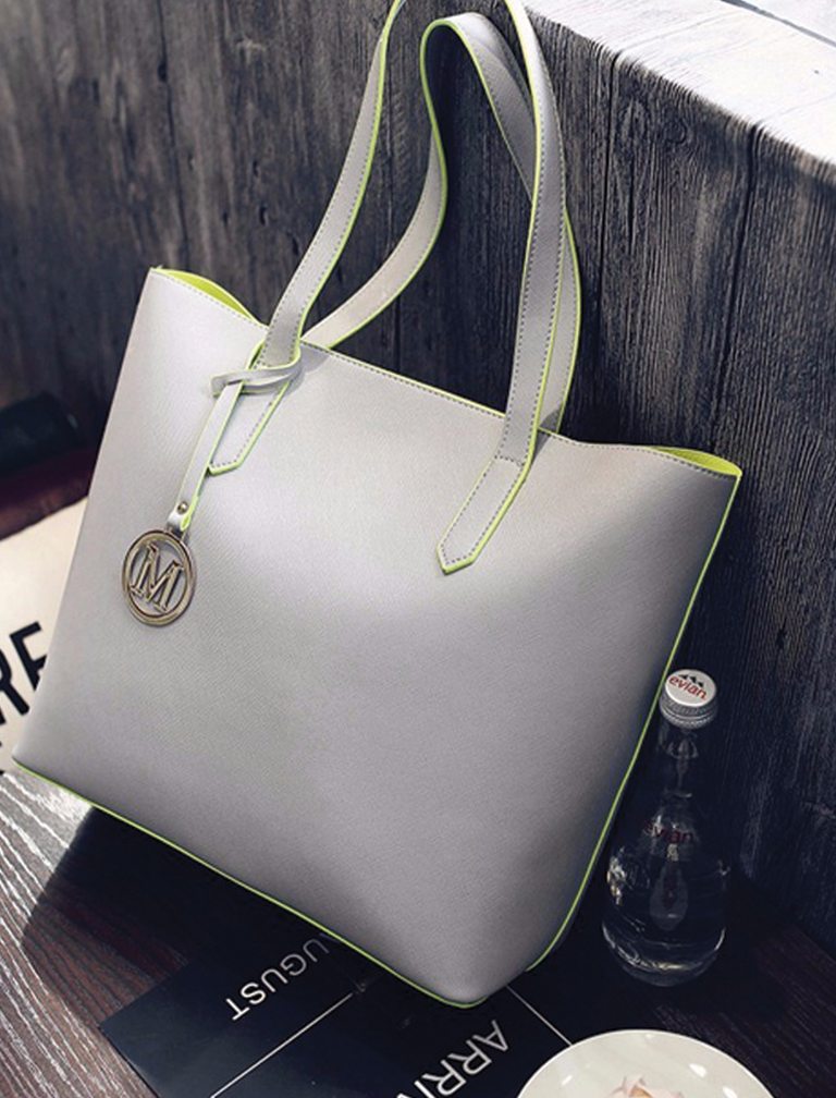 Sequined Letter M Tote Bag Sequined Letter M Tote Bag