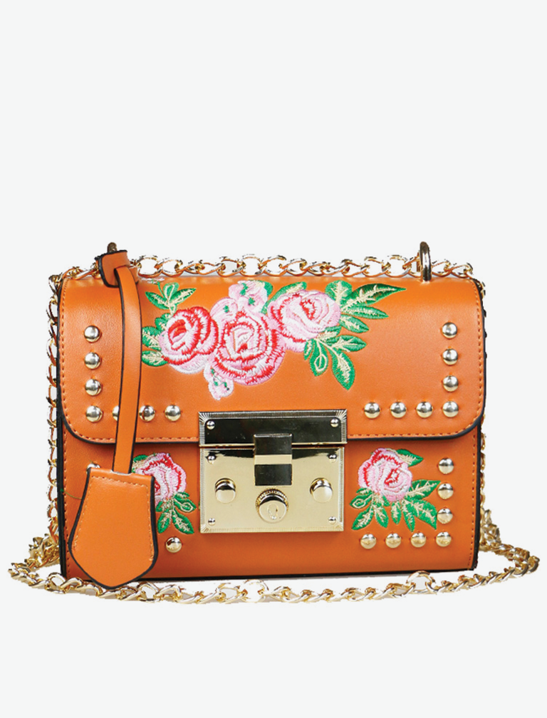 Embroidery Flower Flap Bag Embroidery Flower Flap Bag
