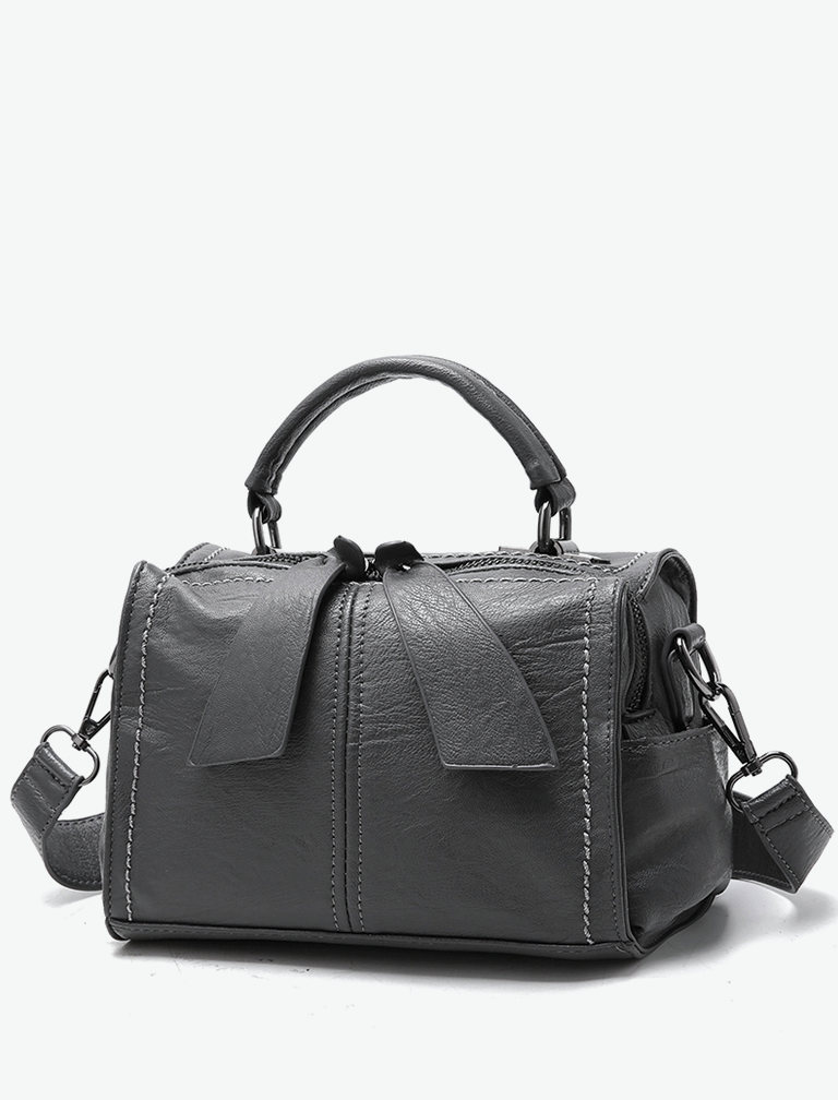 Ruched Leather Shoulder Bag Ruched Leather Shoulder Bag