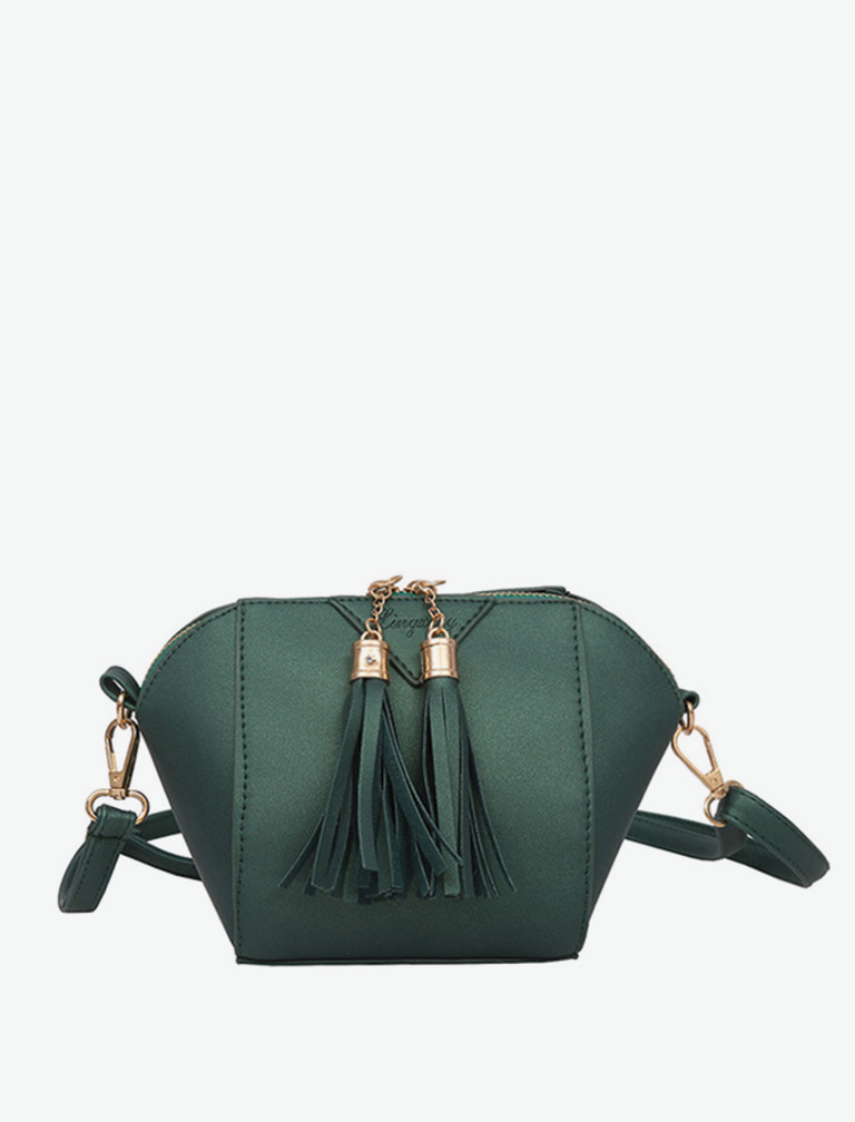 Solid Mini Saddle Evening Purse Solid Mini Saddle Evening Purse