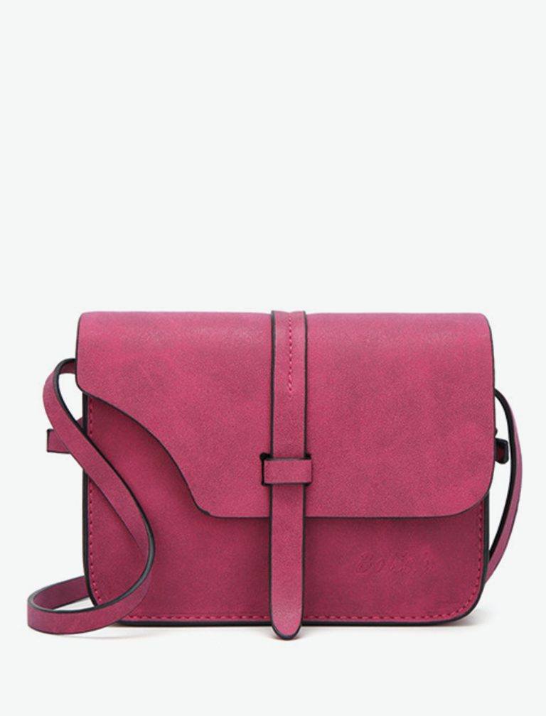Nubuck Leather Crossbody Bag Nubuck Leather Crossbody Bag