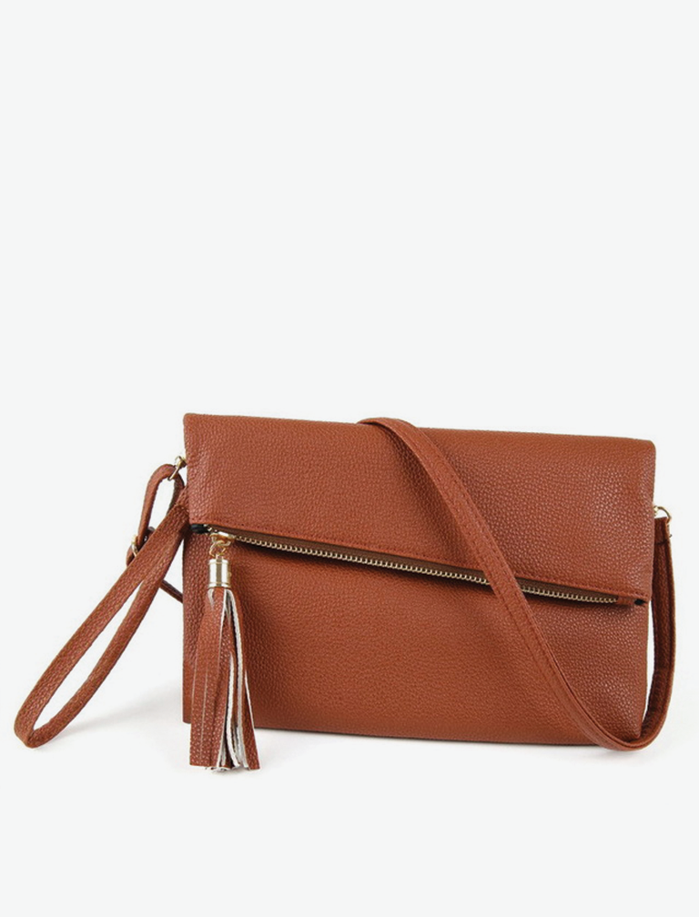 Zipper Solid Shoulder Bag Zipper Solid Shoulder Bag
