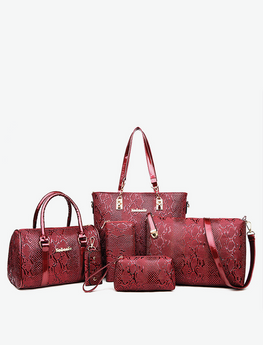 Serpentine Pattern Bag Set