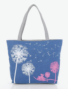 Dandelion Canvas Shoulder Bag