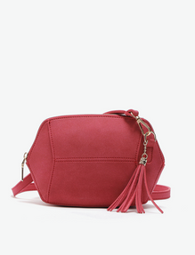 Tassel Solid Color Shell bag