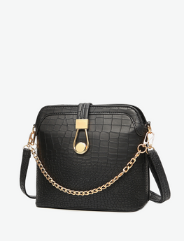 Crocodile Leather Shoulder Bag