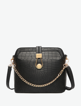 Crocodile Leather Shoulder Bag